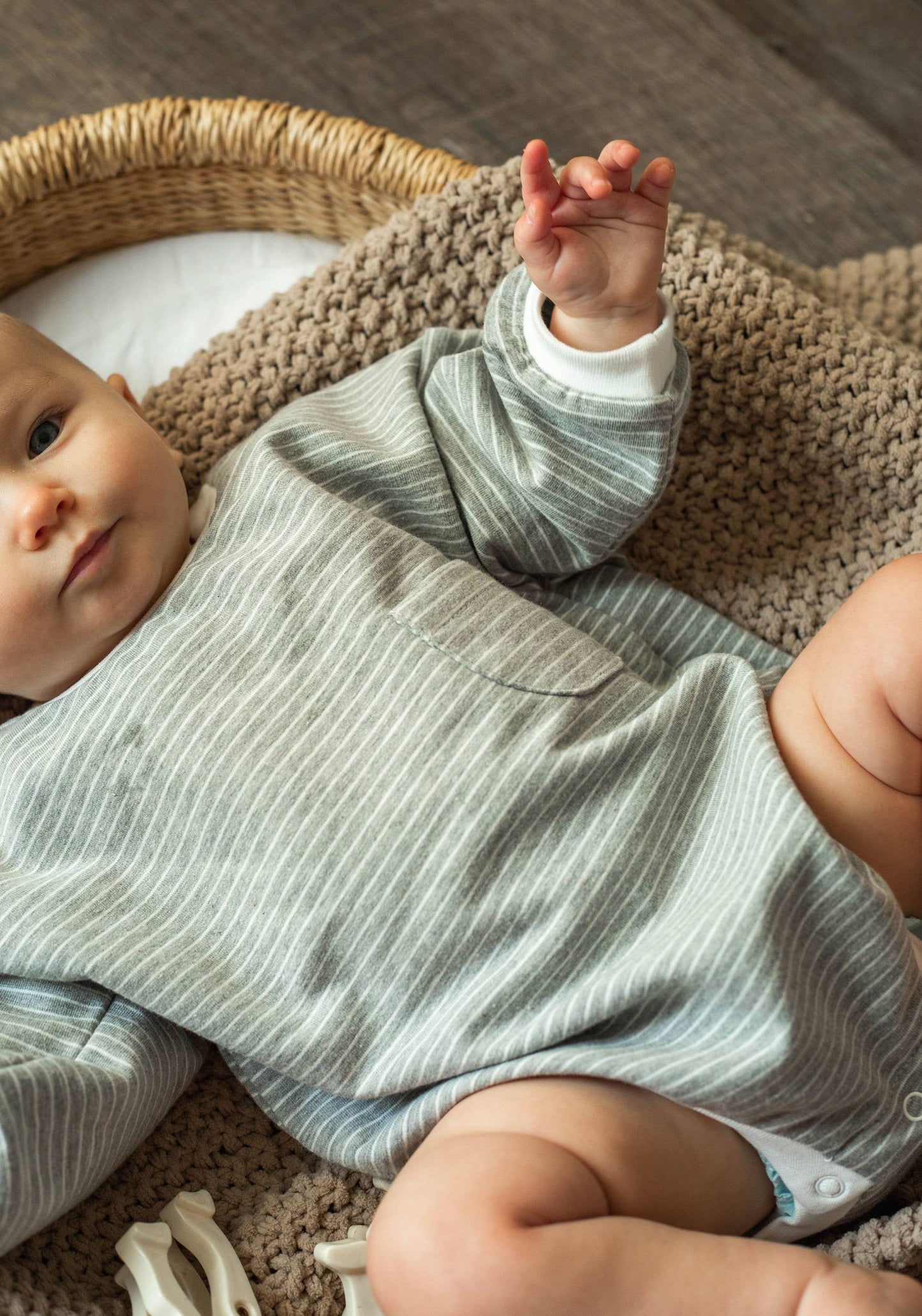 Oversized Bubble Romper Soft and Stretchy Organic