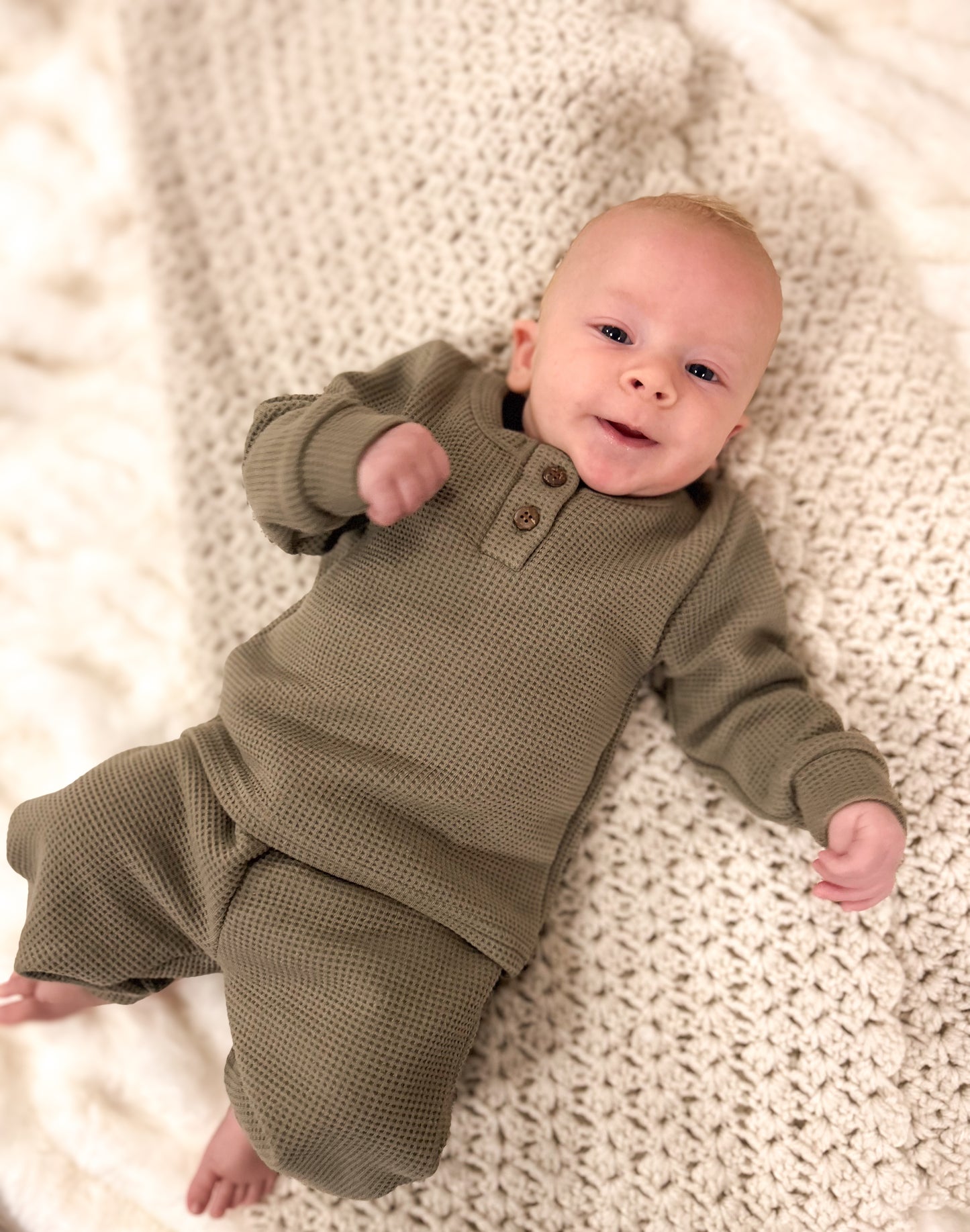 WAFFLE SET: OLIVE
