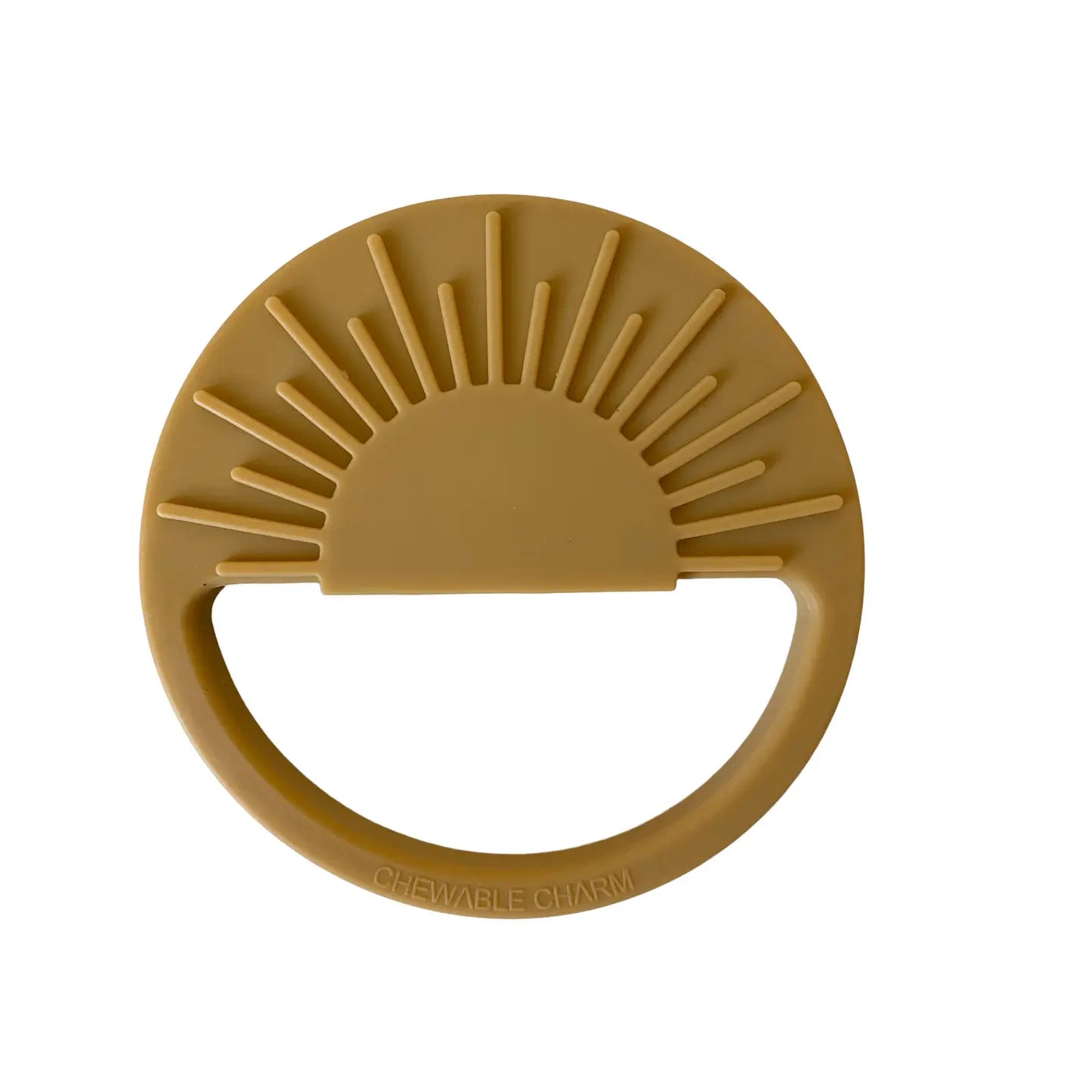 Sun Silicone Teether - Mustard