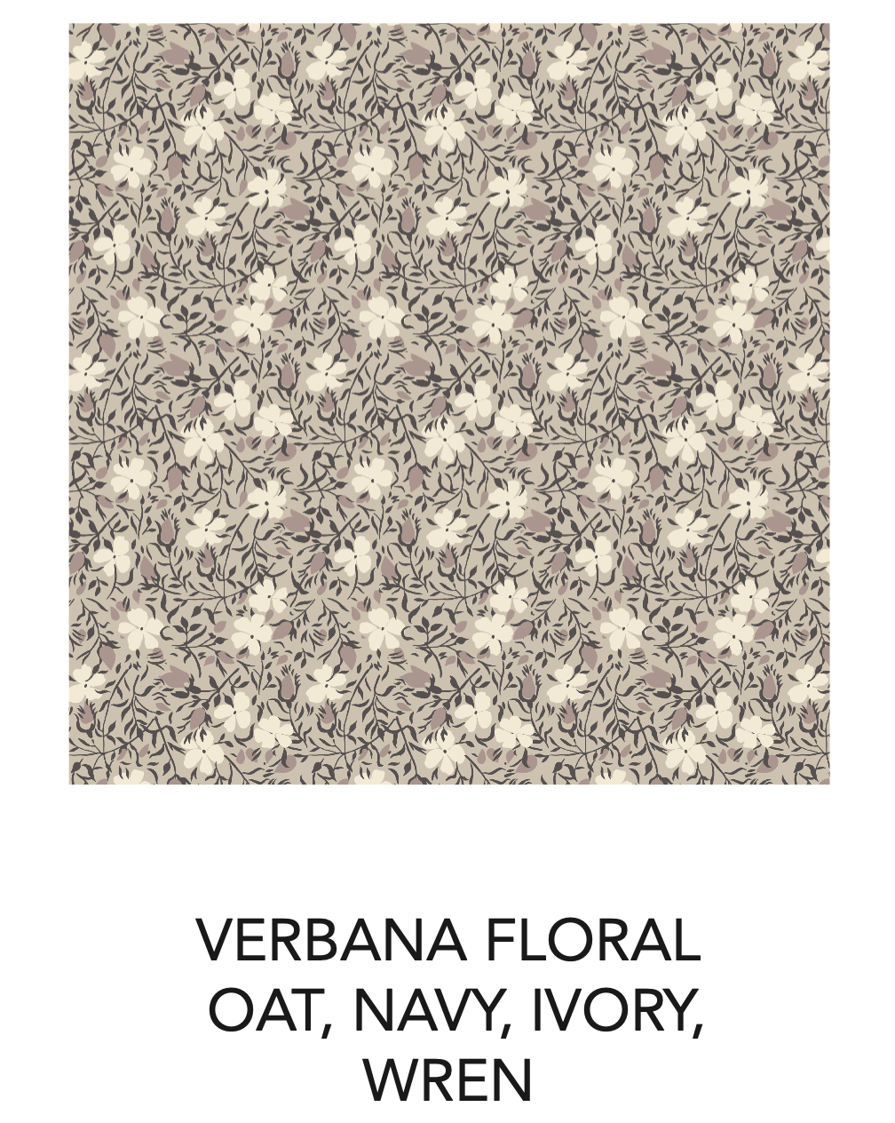 Lily Long Sleeve Ruffle Hem Top - Navy / Verbena Floral Wren