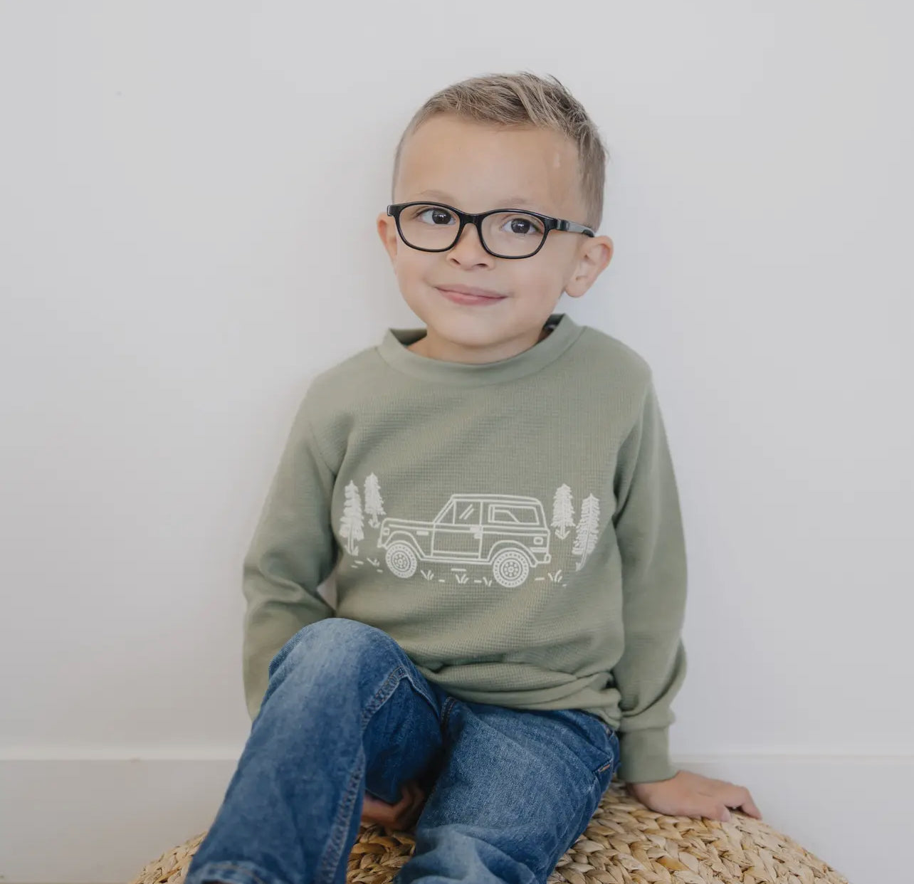 Christmas tree farm crew neck