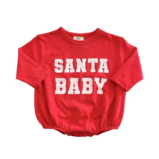 Santa Baby / Organic Long Sleeve T-Shirt Bubble